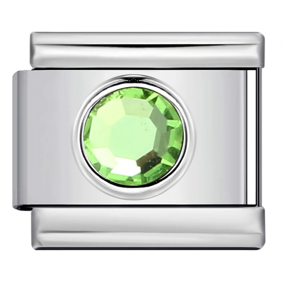 Colorful Zirconia Italian Charm 506