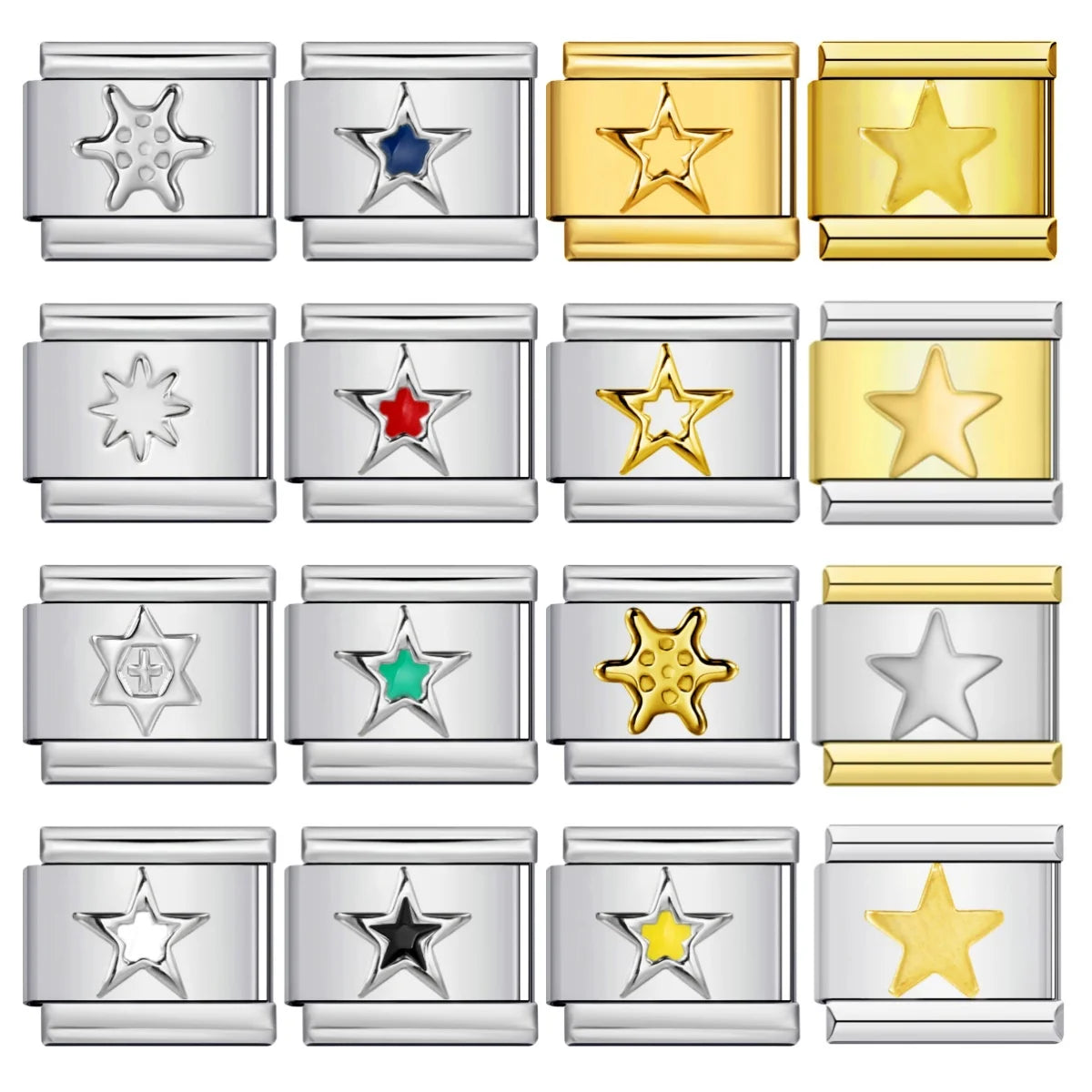 Star Italian Charm Link 312