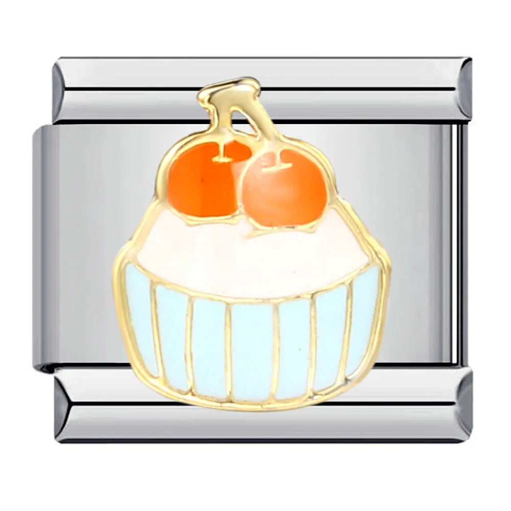 Cake Italian Charm Link 202