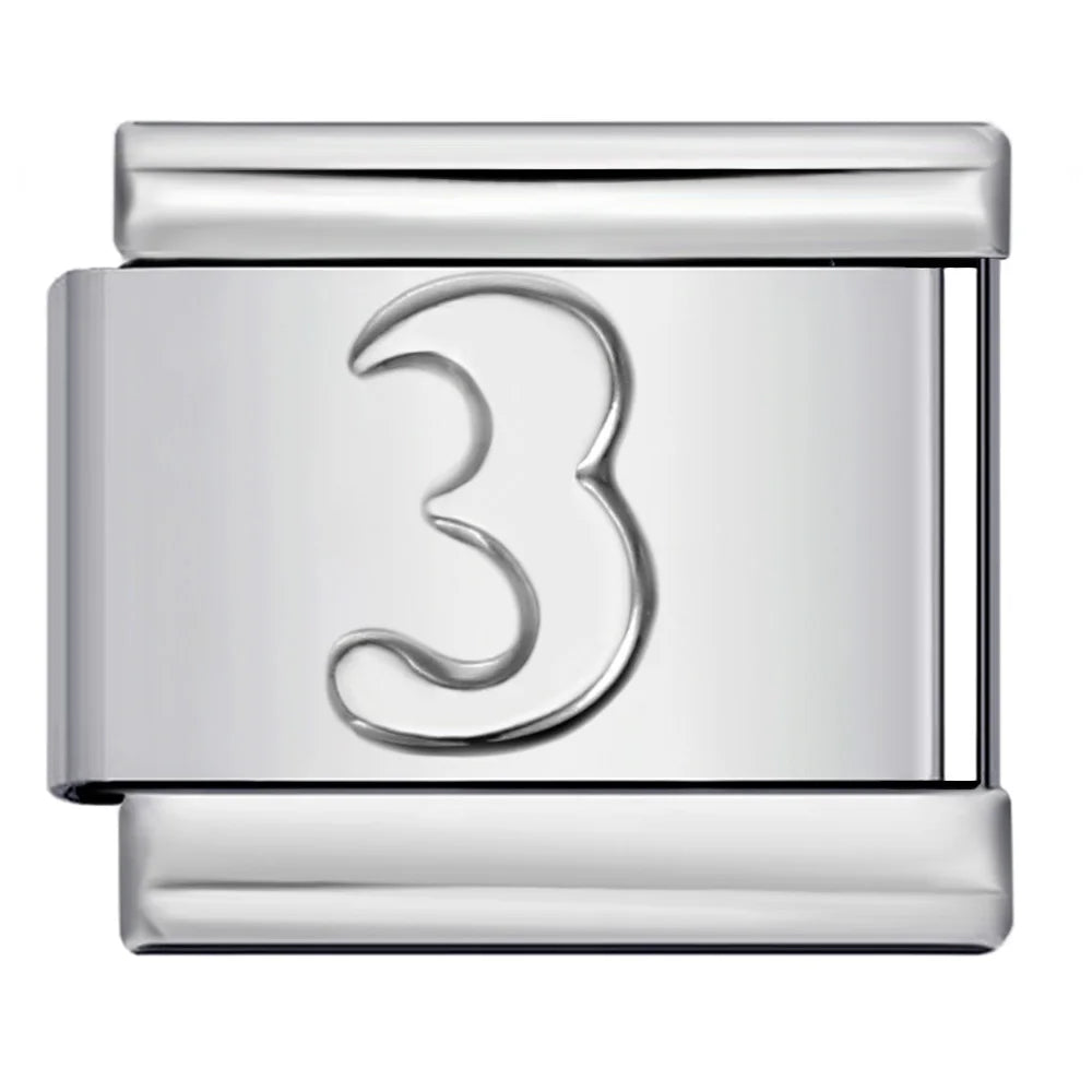 0-9 Number Italian Charm Links 135