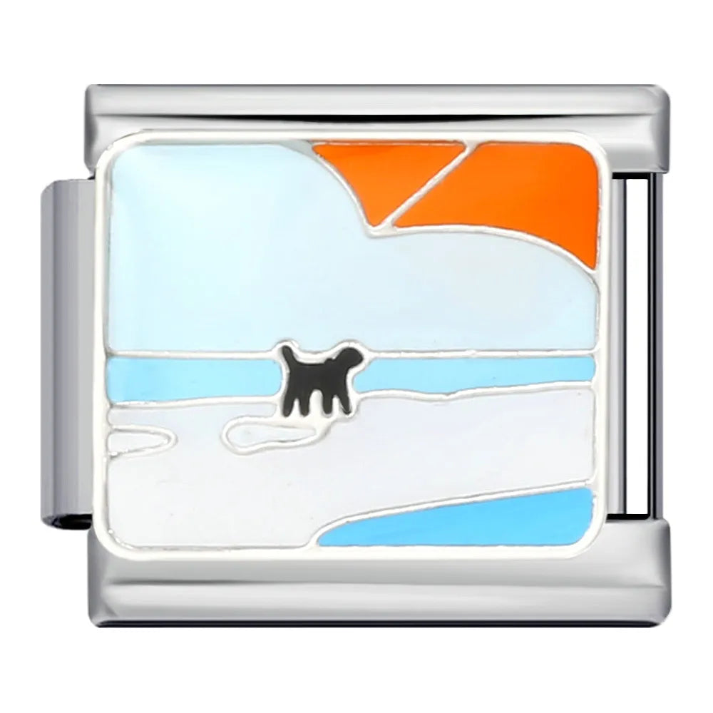 Beach Italian Charm Links 155
