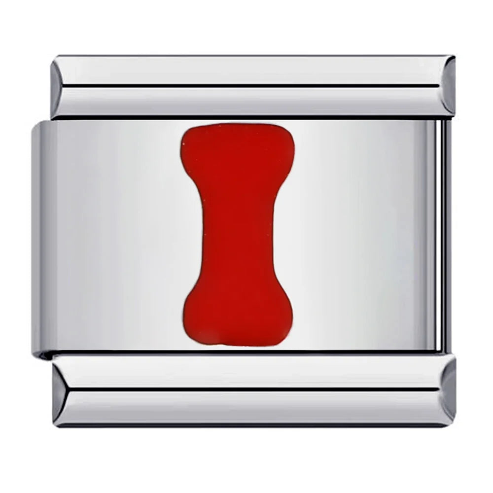 Red Color 26 English Letters 016