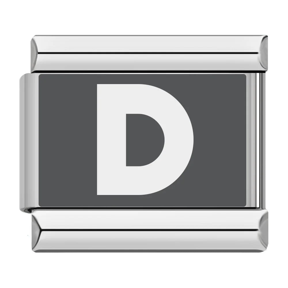 Laser 26 English Letters Charm 028