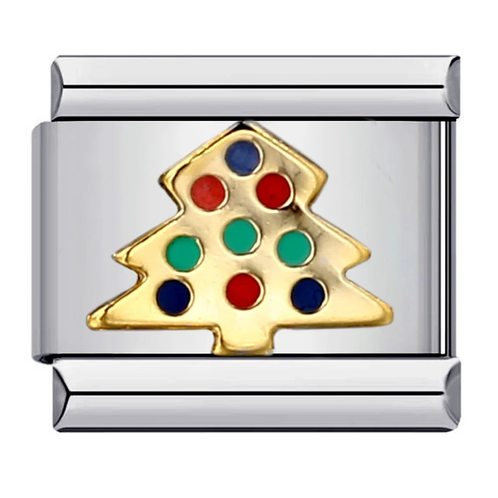 Christmas Italian Charm Links 140