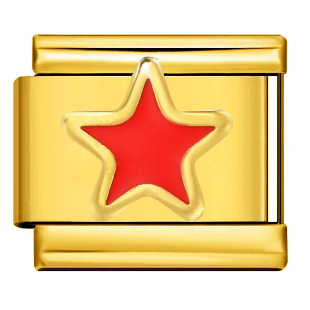 Gold Color Italian Charm 478