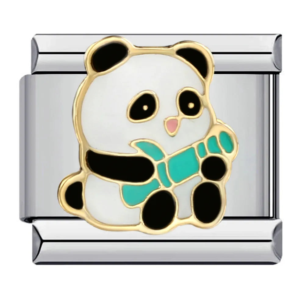 Panda Italian Charm Link 309