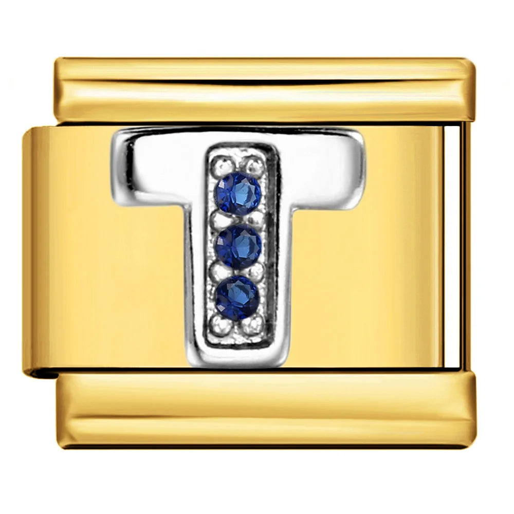 Gold Color 26 English Letters 383
