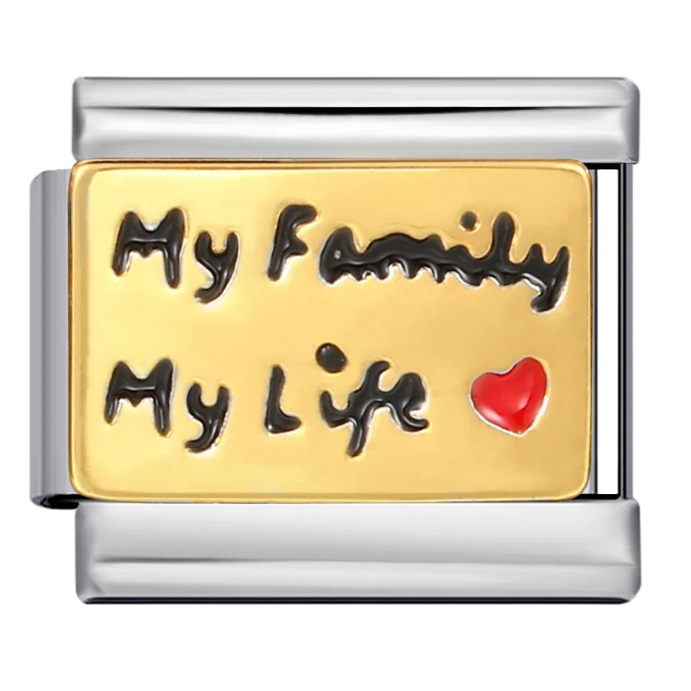 Family Italian Charm Link 470