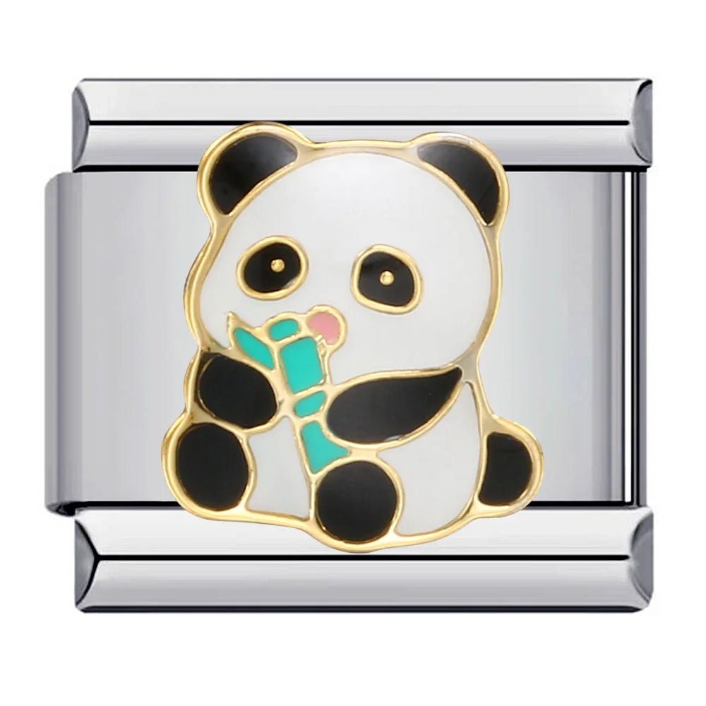 Panda Italian Charm Link 309