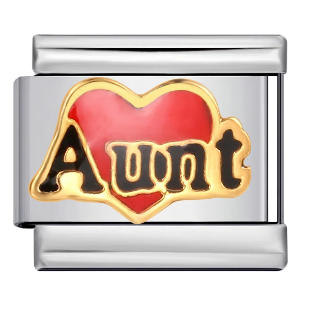 Heart Italian Charm Link 275