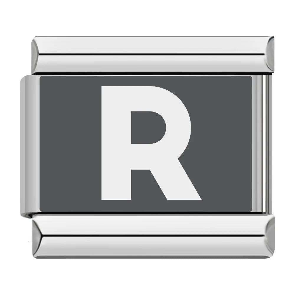 Laser 26 English Letters Charm 028
