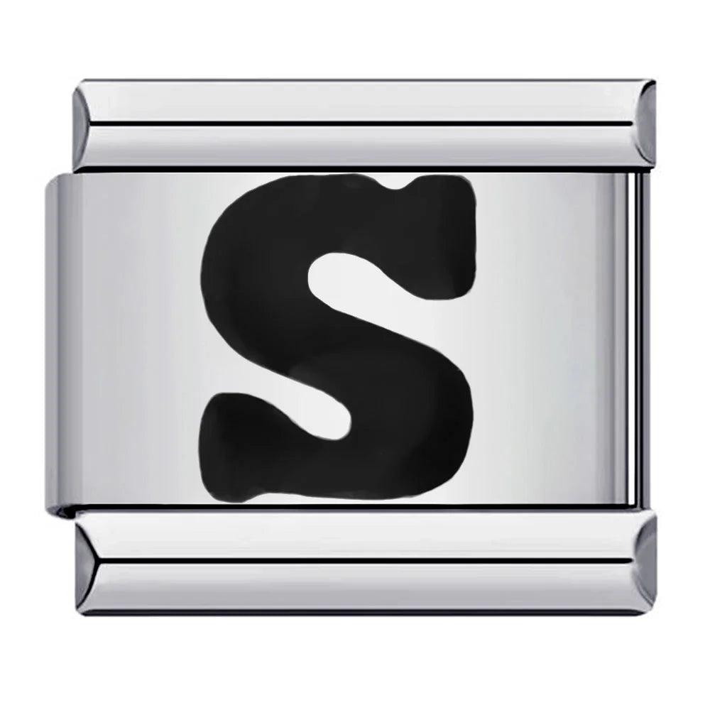 Black Color 26 English Letter 001