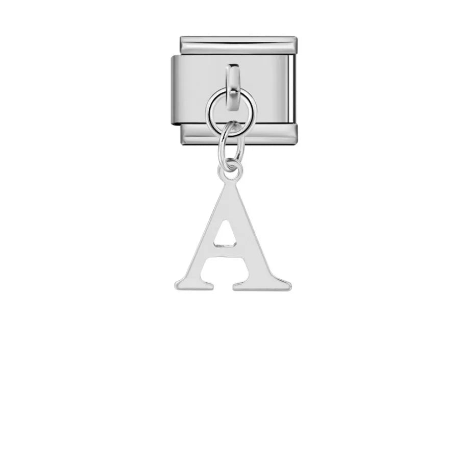 Silver Color Pendant 26 English Letter 521