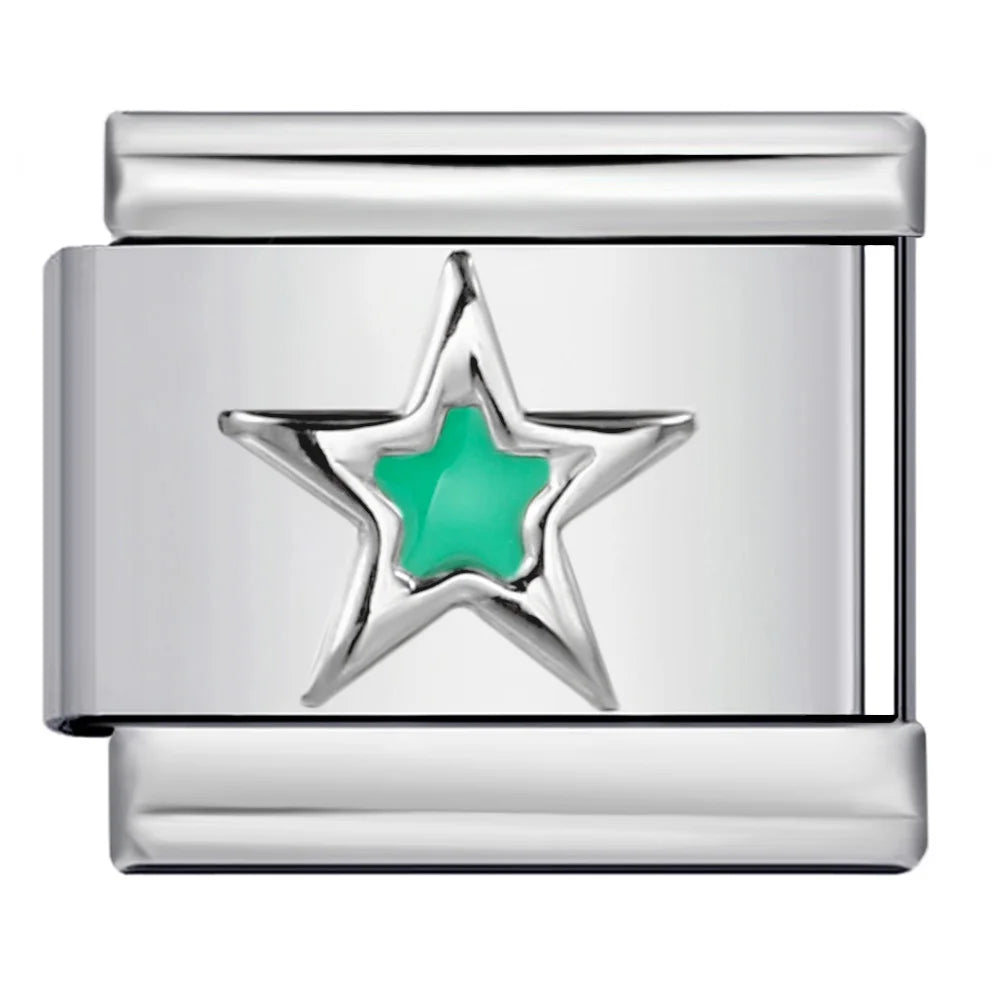 Star Italian Charm Link 312