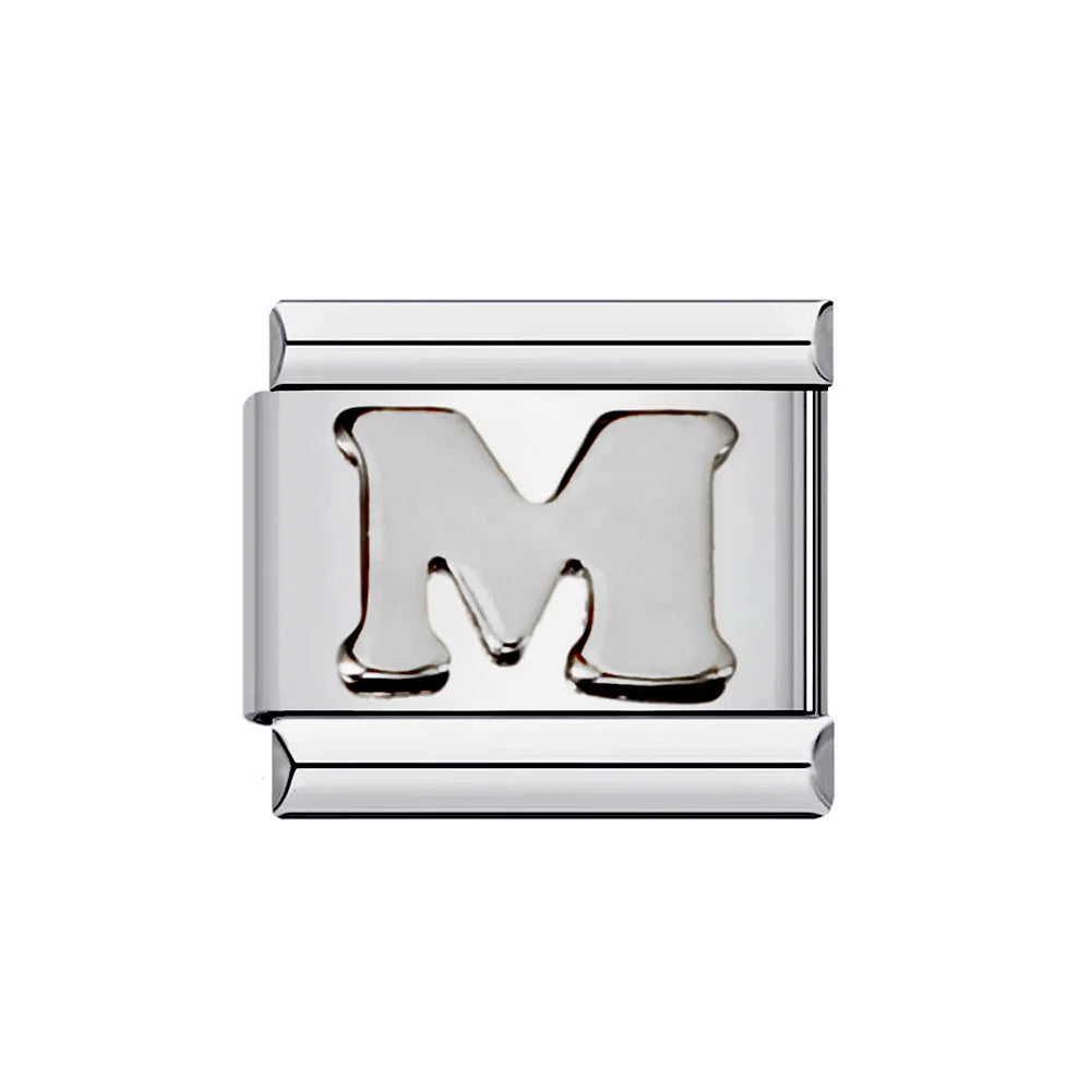 Silver Color 26 English Letter 071
