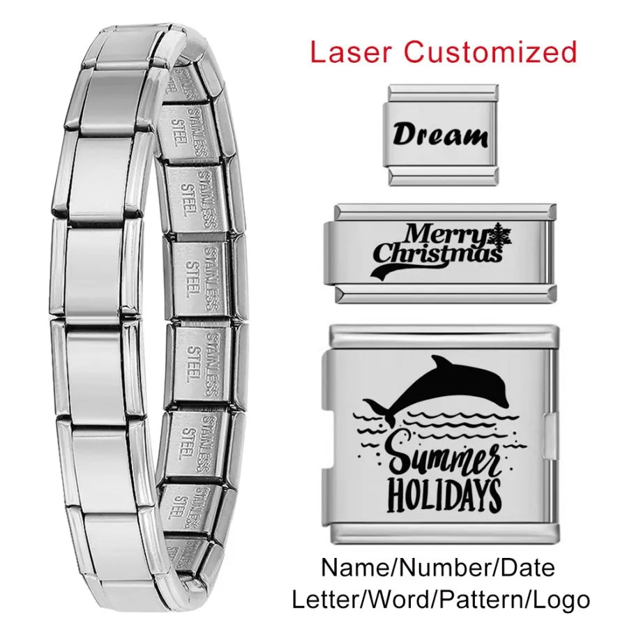 Customization Laser Italian Charm 222