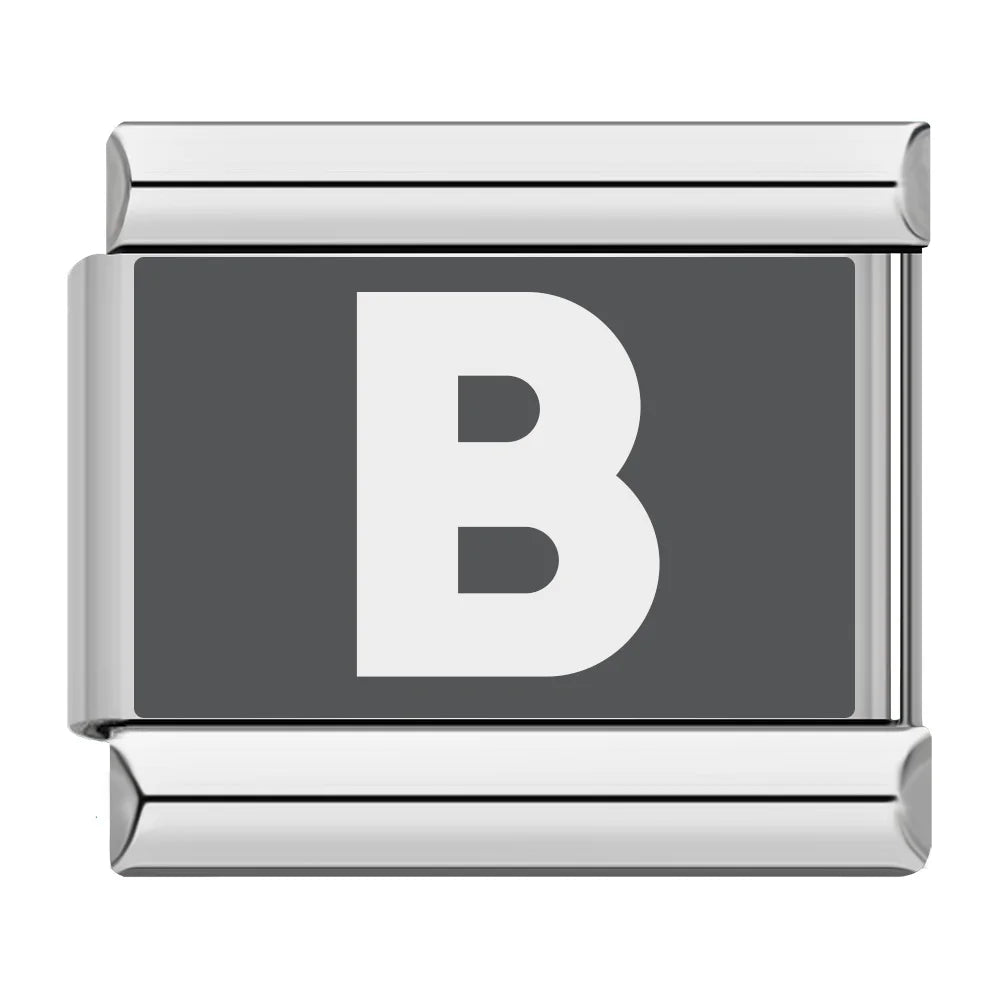 Laser 26 English Letters Charm 028