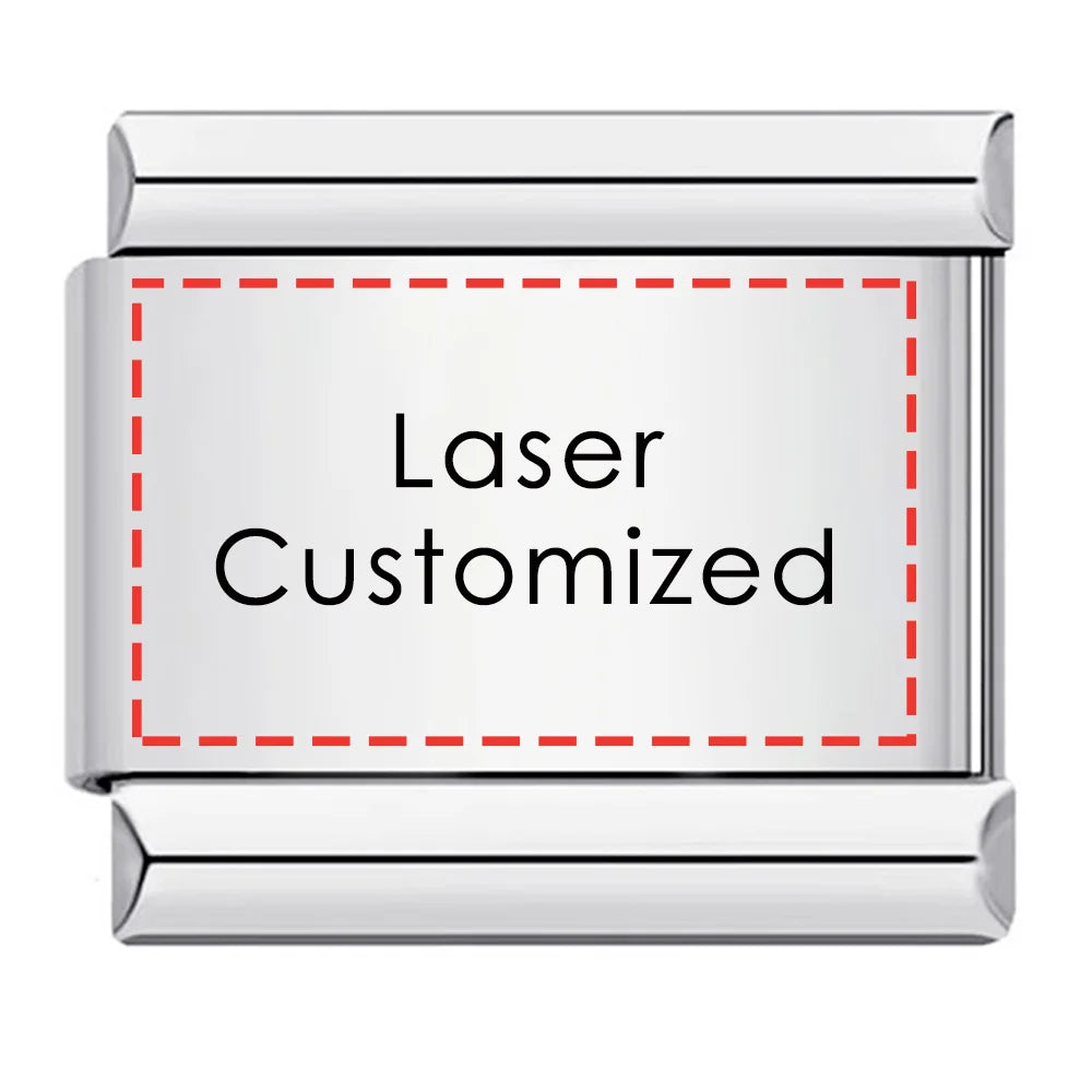 Laser Customization Italian Charm 514