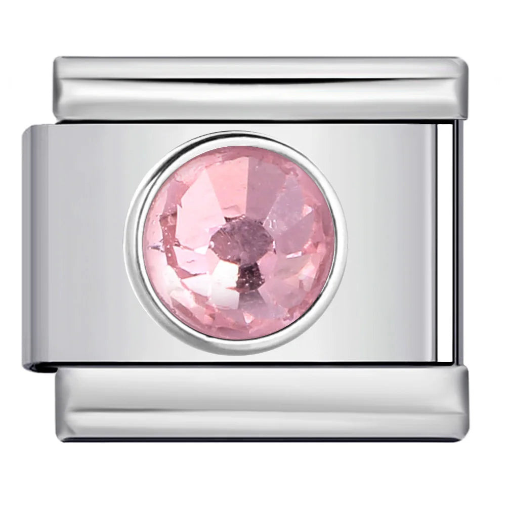 Zirconia Italian Charm Links 120