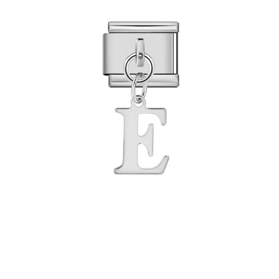 Silver Color Pendant 26 English Letter 521