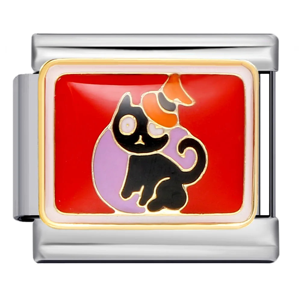 Cats Italian Charm Link 193