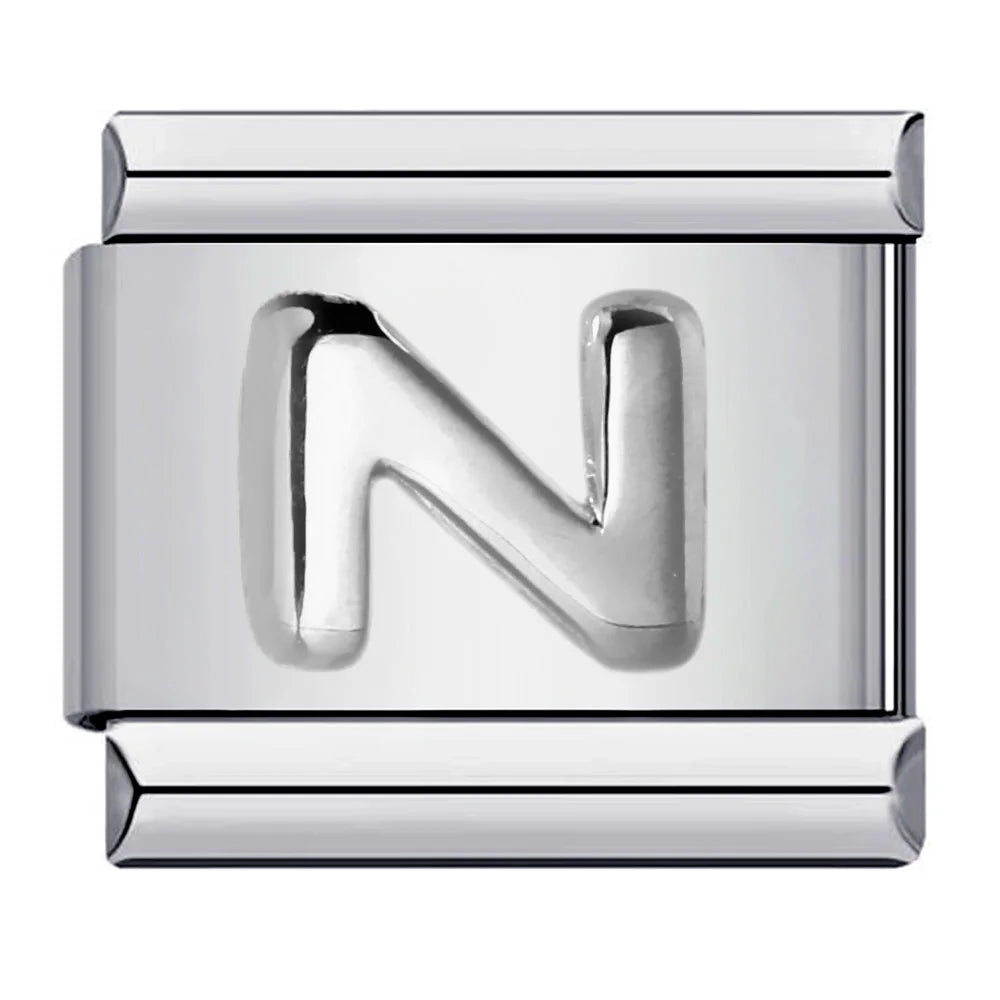 Silver Color 26 English Letters 174