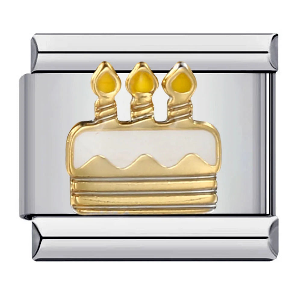 Birthday Italian Charm Links 153