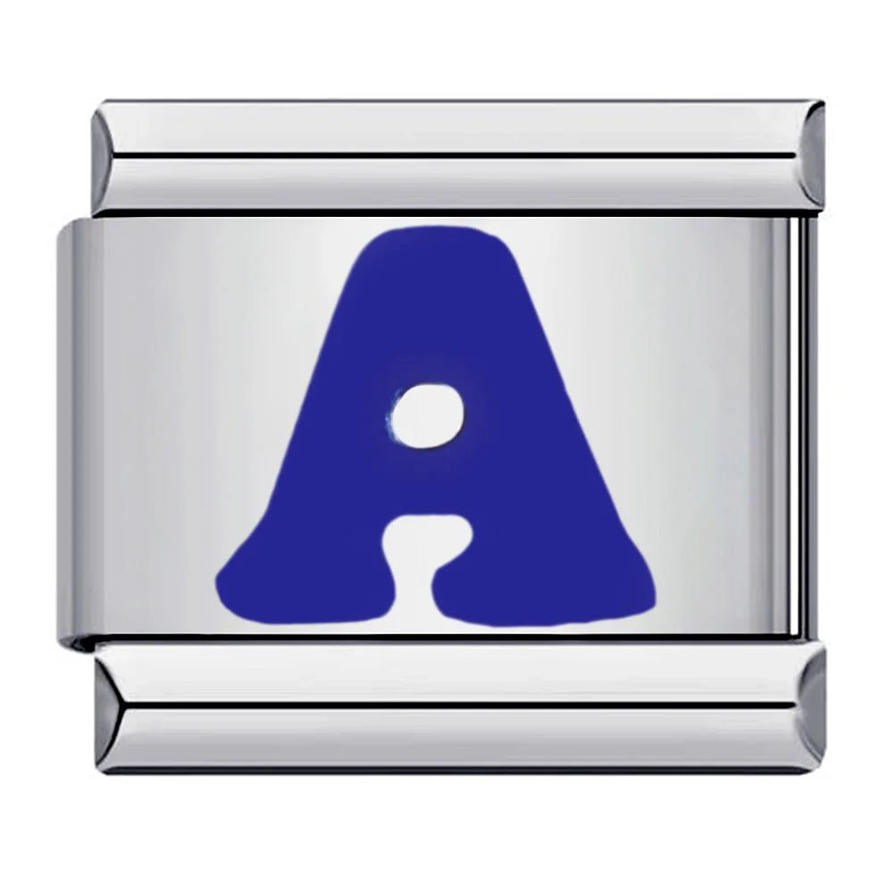 Blue Color 26 English Letters 002