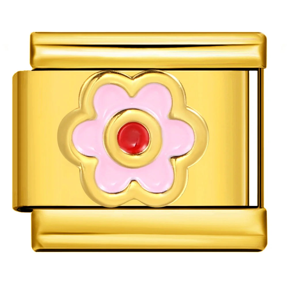 Zirconia Italian Charm Links 120