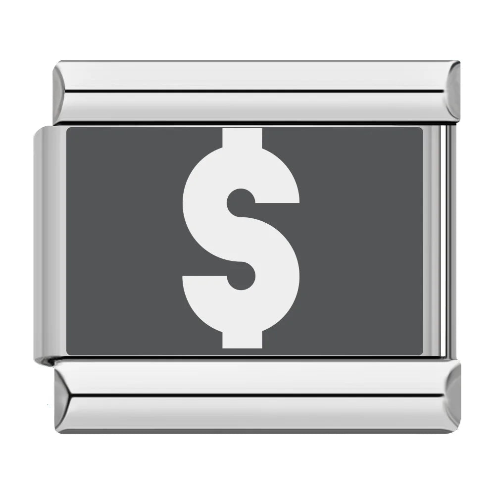 Laser 26 English Letters Charm 028