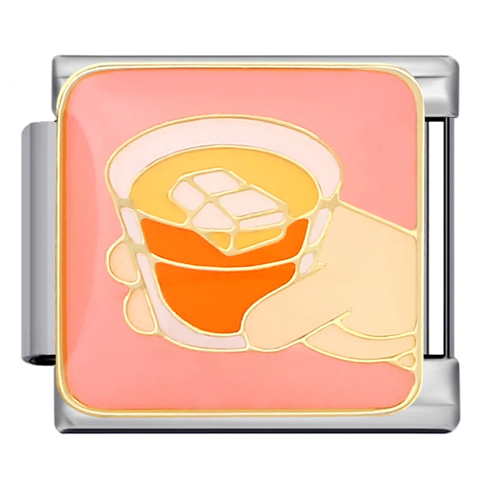 Coffee Italian Charm Link 260