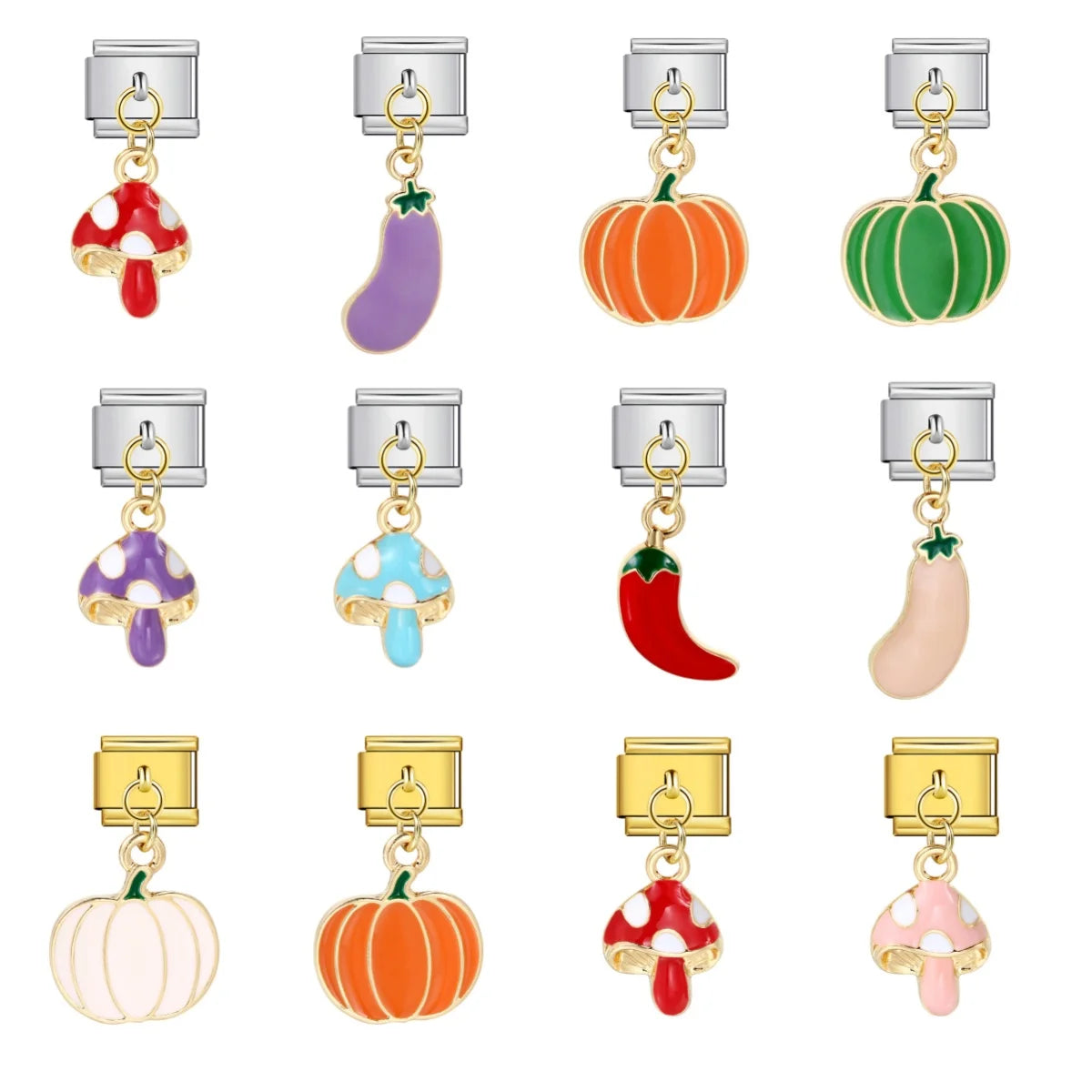 Vegetable Italian Charm Links 218