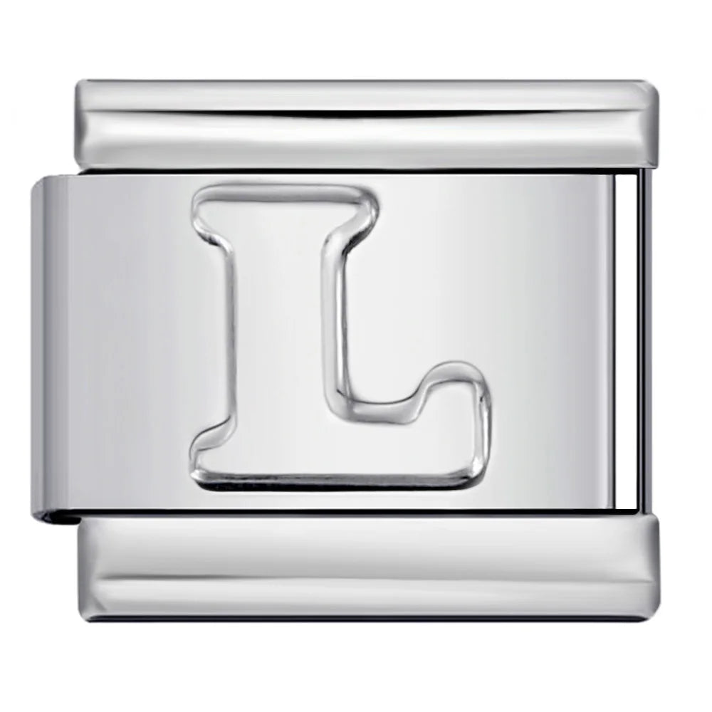 Silver Color 26 English Letter 533
