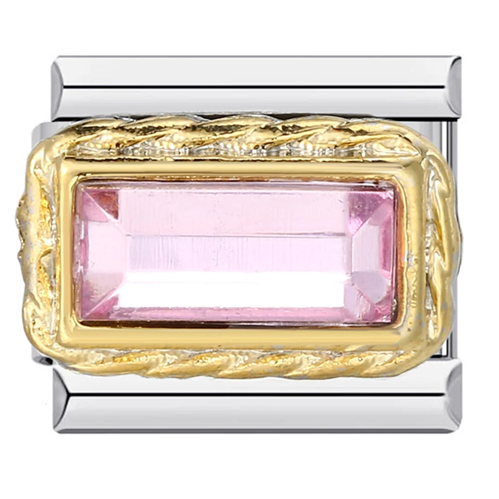 Pink Italian Charm Link 401
