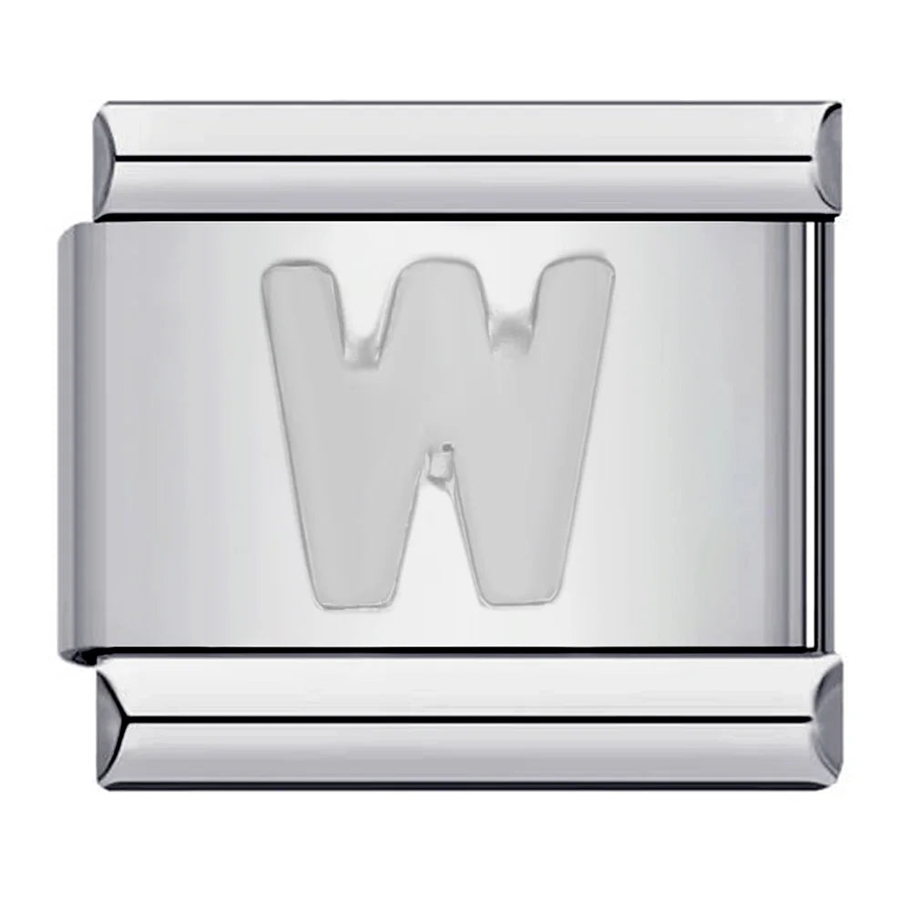 Silver Color 26 English Letters 125