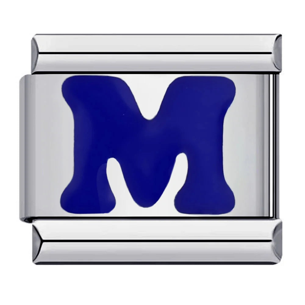 Blue Color 26 English Letters 002