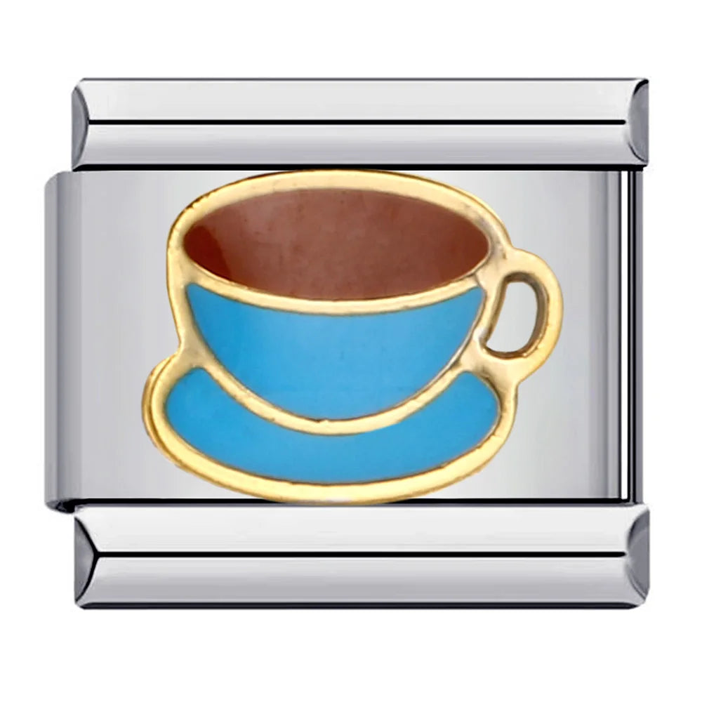 Coffee Italian Charm Links 122