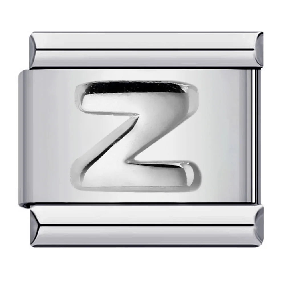 Silver Color 26 English Letters 174