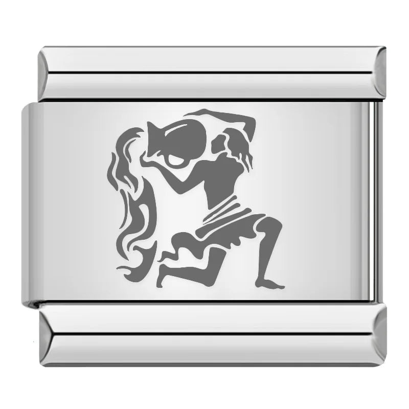 Laser Italian Charm Links 042