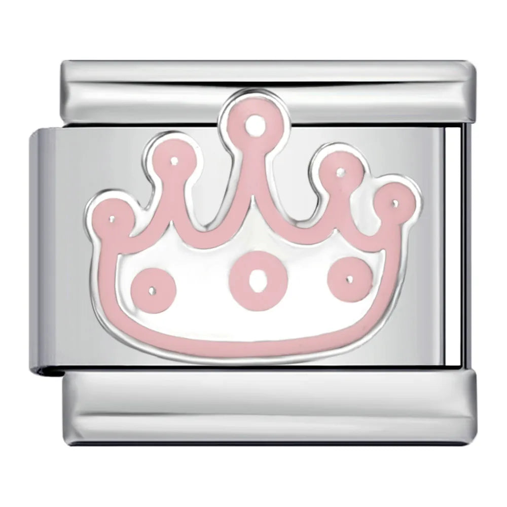 Pink Italian Charms Links 166