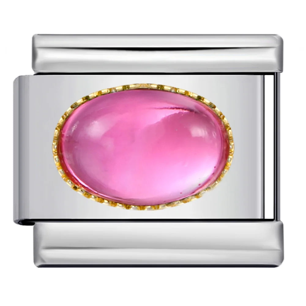 Pink Italian Charm Link 401