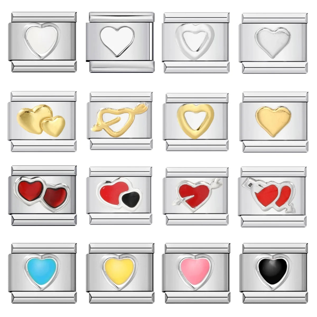 Heart Italian Charm Link 178