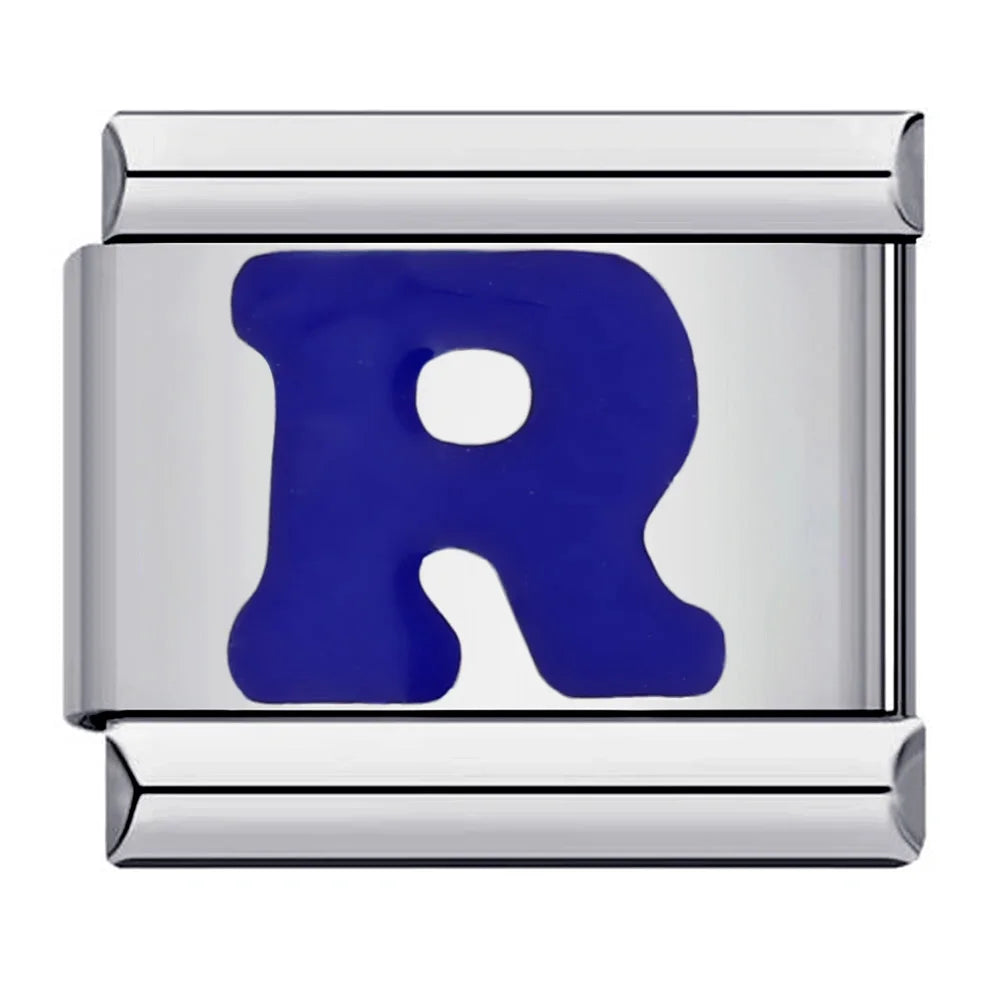 Blue Color 26 English Letters 002