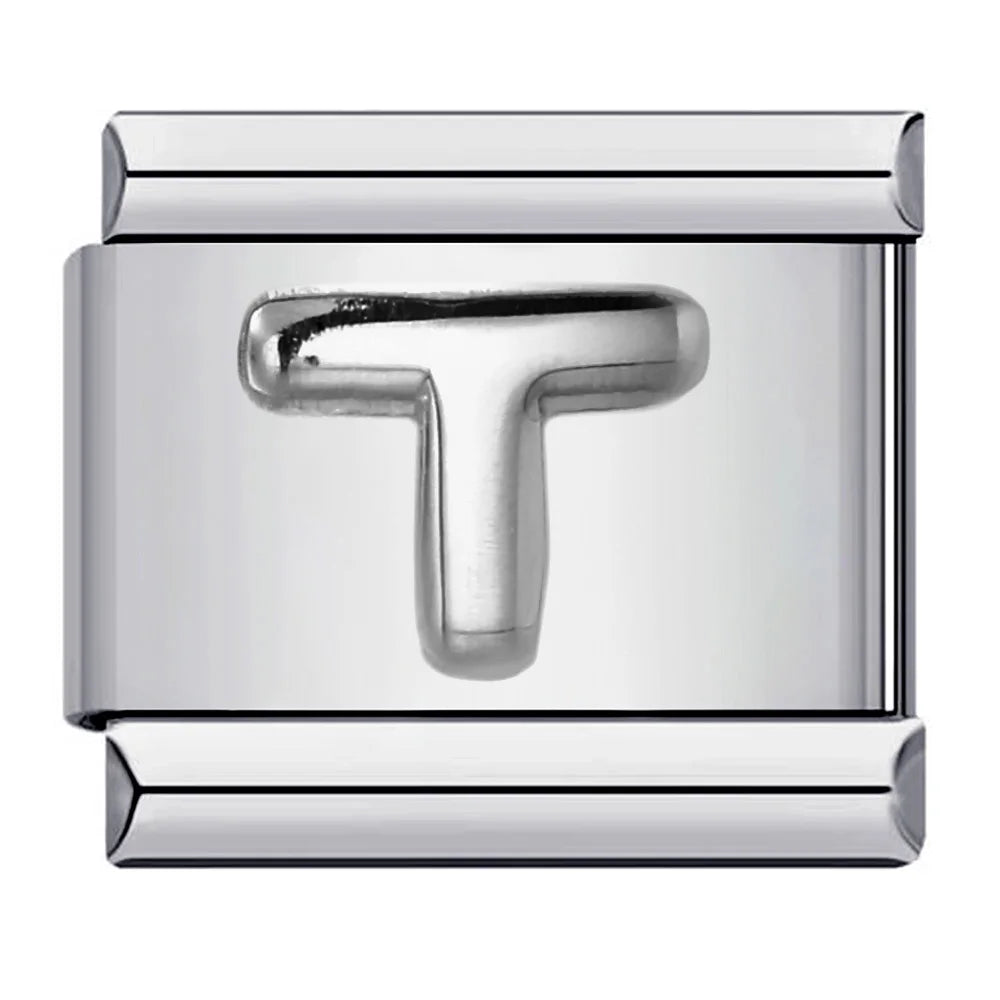 Silver Color 26 English Letters 174