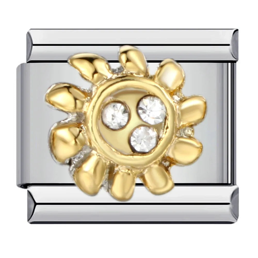 Star Moon Sun Italian Charm 172