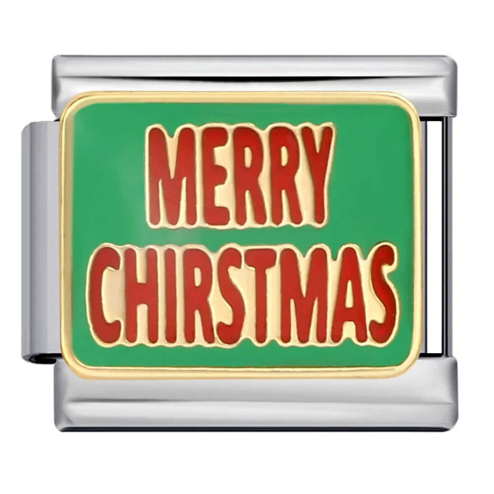 Christmas Italian Charm Link 187