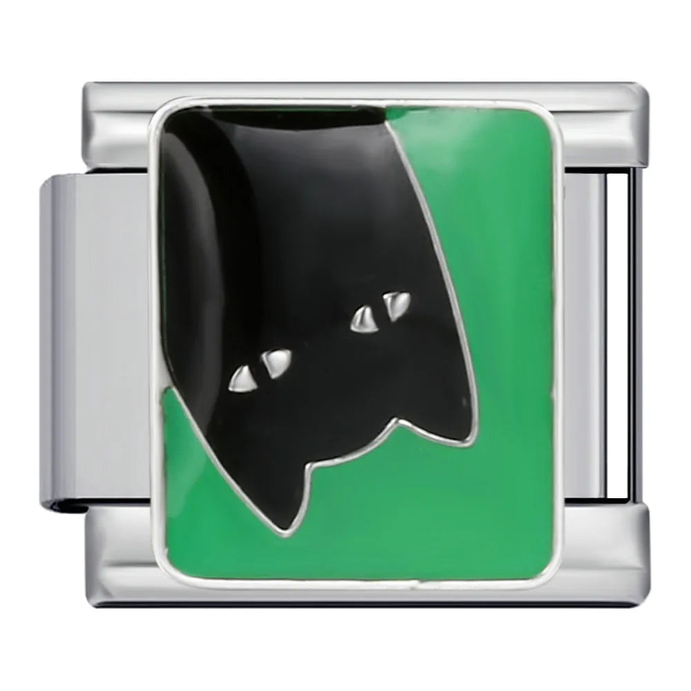 Cat Italian Charm Link 304