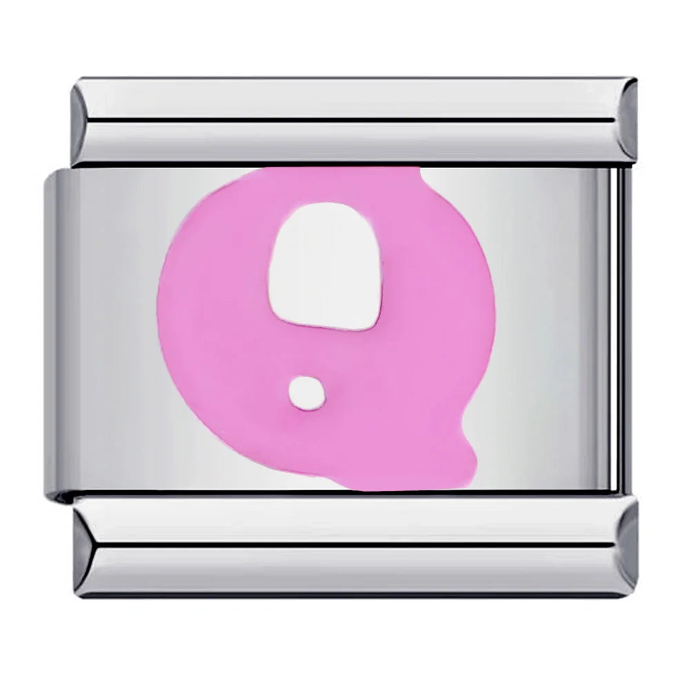 Pink 26 English Letters