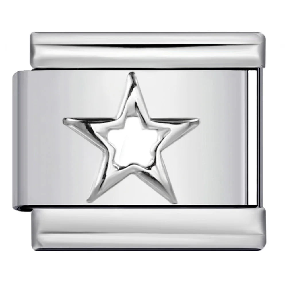 Star Italian Charm Link 312