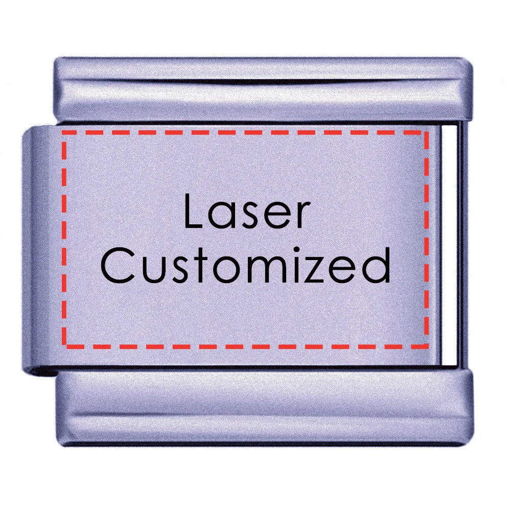 Laser Customization Italian Charm 514